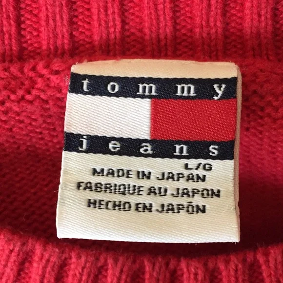 - Tommy jeans women sweater size L - Picture 4 of 7